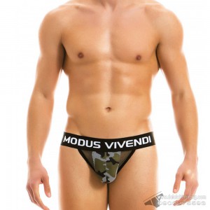 Quần lót nam Modus Vivendi Camo C-Through Mesh Bikini Khaki